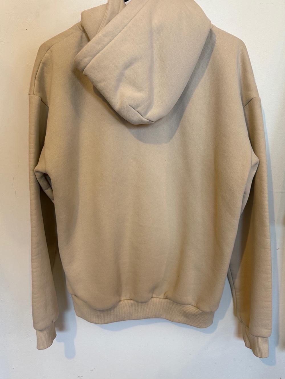 Womens Beige Comfrt Pullover Hoodie - Picture 2 of 6